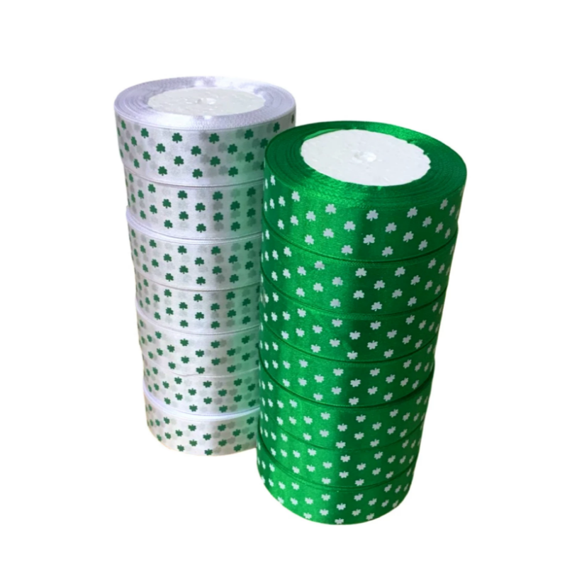 Лента атласная клевер 2.5см/23м Лента атласная клевер 2.5см/23м