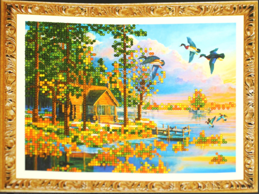 Набор для вышивания бисером 13х18см Набор для вышивания бисером 13х18см