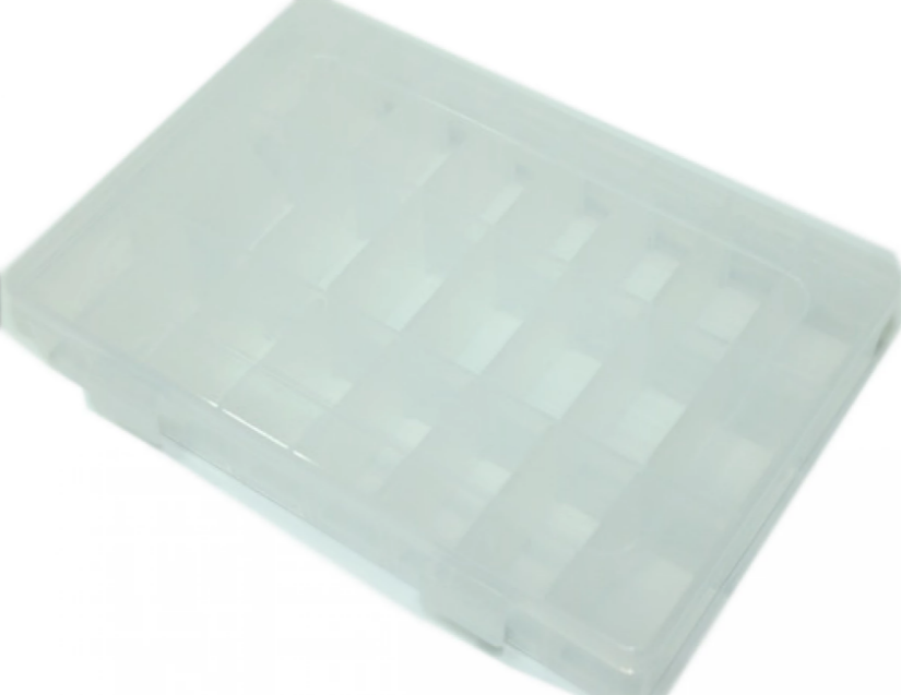 Ячейка/органайзер для бисера 24 отделения/19х12.5см Ячейка/органайзер для бисера 24 отделения/19х12.5см