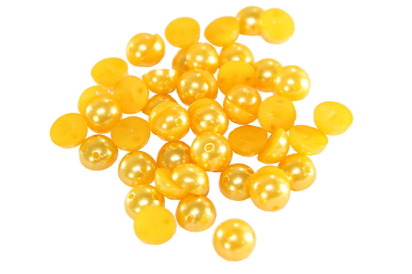 Полубусины пришивные 50шт/10мм Полубусины пришивные 50шт/10мм