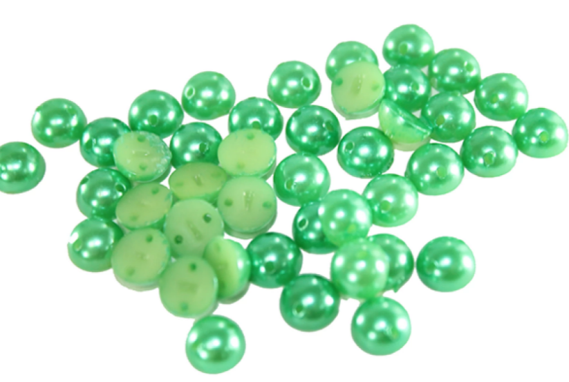 Полубусины пришивные 50шт/8мм Полубусины пришивные 50шт/8мм