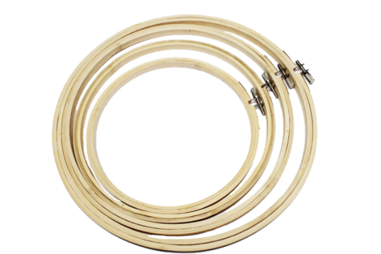 Пяльца деревянные набор 4шт 14/17/20.5/24см Пяльца деревянные набор 4шт 14/17/20.5/24см