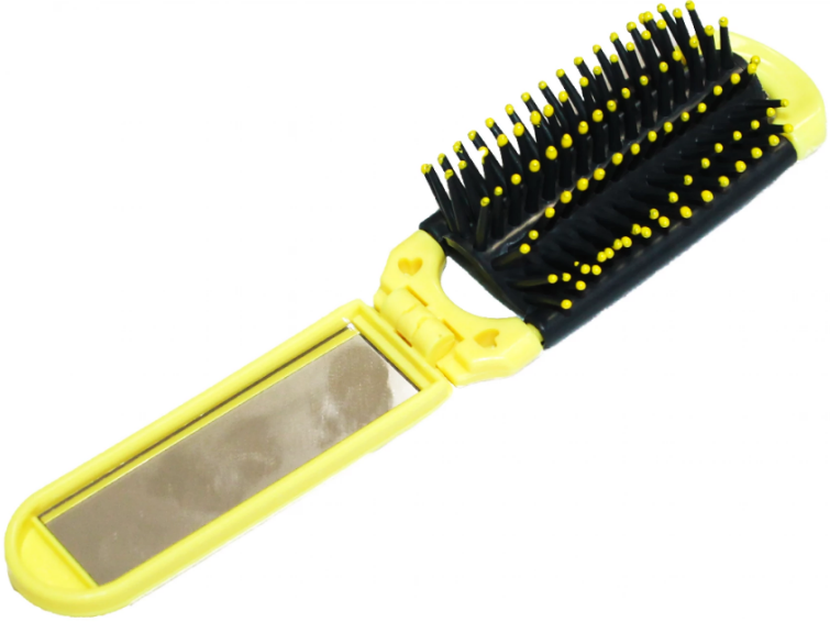 Расческа раскладная с зеркалом 10.5см Расческа раскладная с зеркалом 10.5см