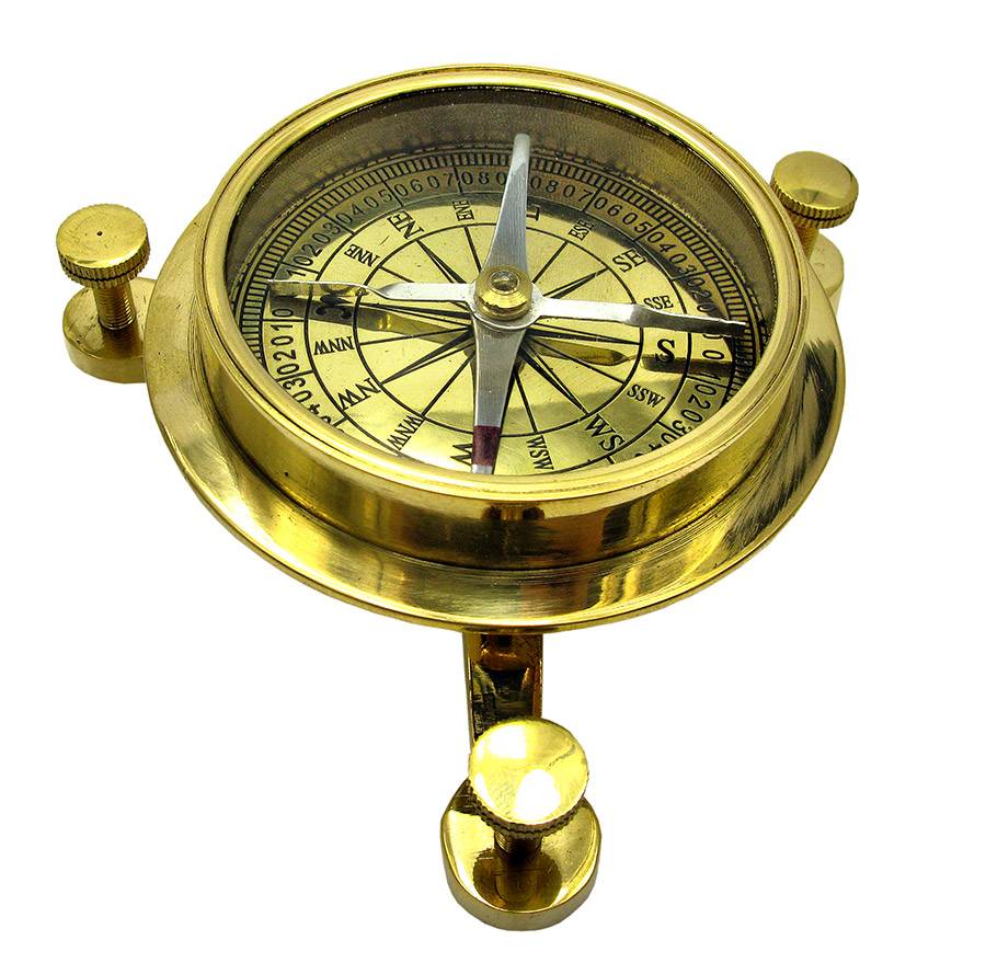 Компас бронзовый (5х10х10 см) Компас бронзовый (5х10х10 см) код 18138