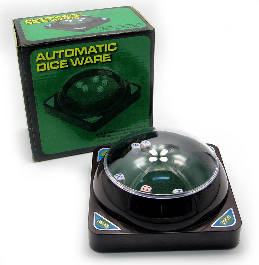 Автоматические кости, устройство автоматического бросания игральных костей (16х16х9,5 см) Кости игральные электронные (BC1008)(16х16х9,5 см) код 18425