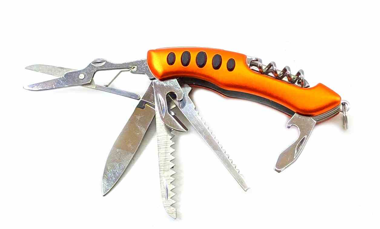 Нож складной с набором инструментов (11 в1)(8 см)A Нож складной с набором инструментов (11 в1)(8 см)A