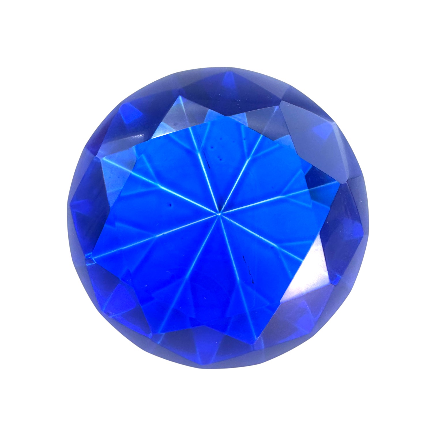 УЦЕНКА.Кристалл хрустальный синий (7,9х4,7 см) УЦЕНКА.Кристалл хрустальный синий (7,9х4,7 см)