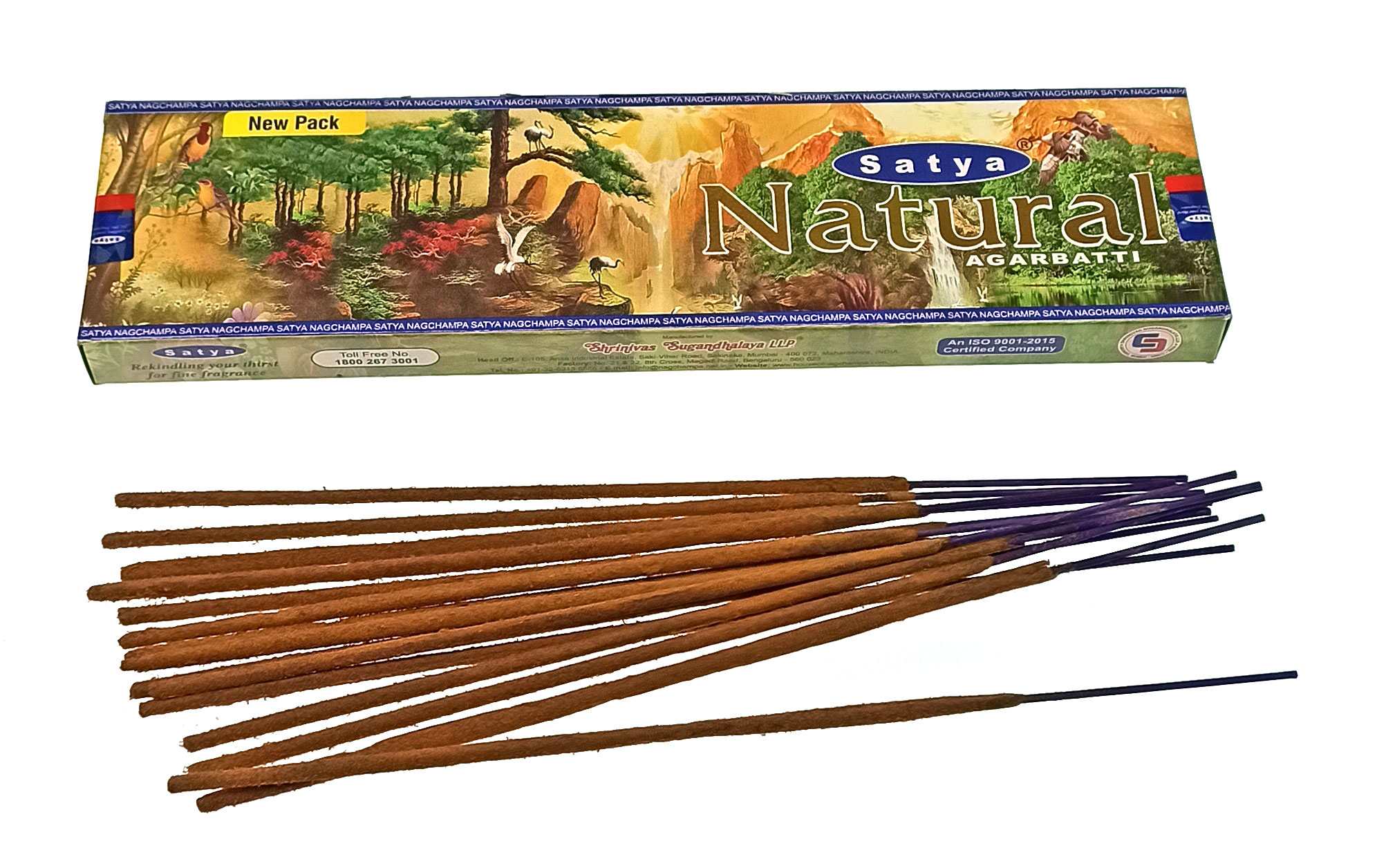 Natural (Природа)(40 gms.)(Satya) пыльцовое благовоние Natural (Природа)(45 gms.) (12/уп) (Satya) пыльцовое благовоние