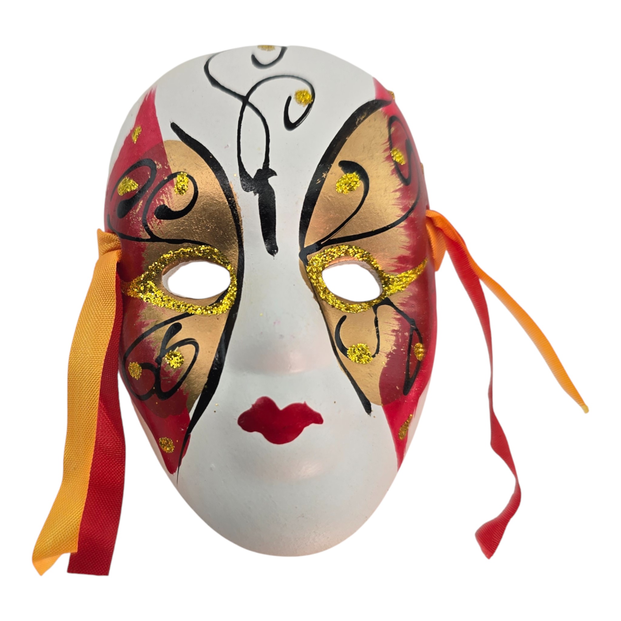 Маска керамическая (7,6 х 5 х 2,4 см.) Маска керамическая (7,6 х 5 х 2,4 см.)