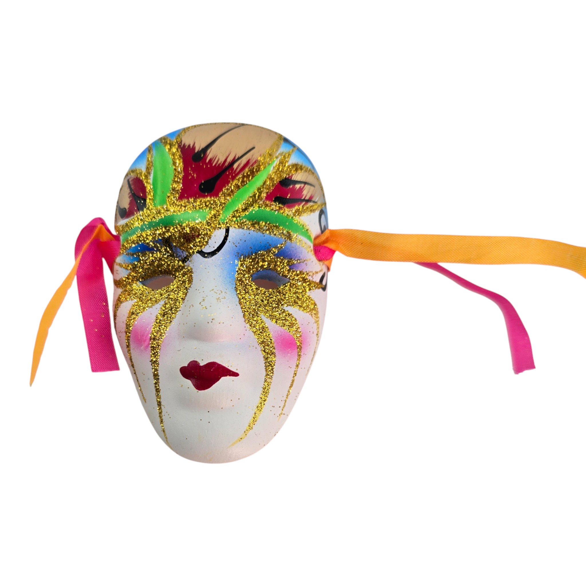 Маска керамическая (7,6 х 5 х 2,4 см.) Маска керамическая (7,6 х 5 х 2,4 см.)