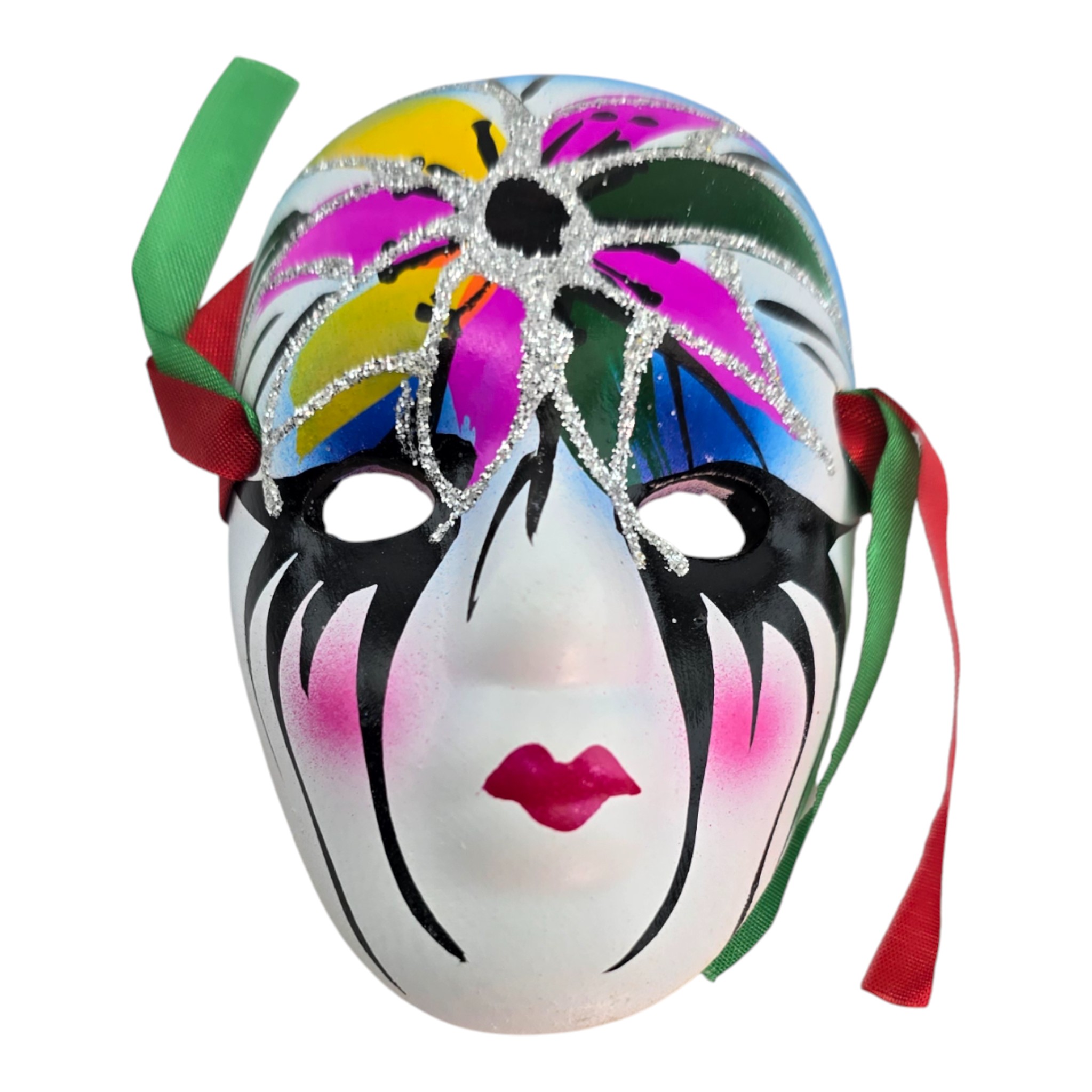 Маска керамическая (7,6 х 5 х 2,4 см.) Маска керамическая (7,6 х 5 х 2,4 см.)