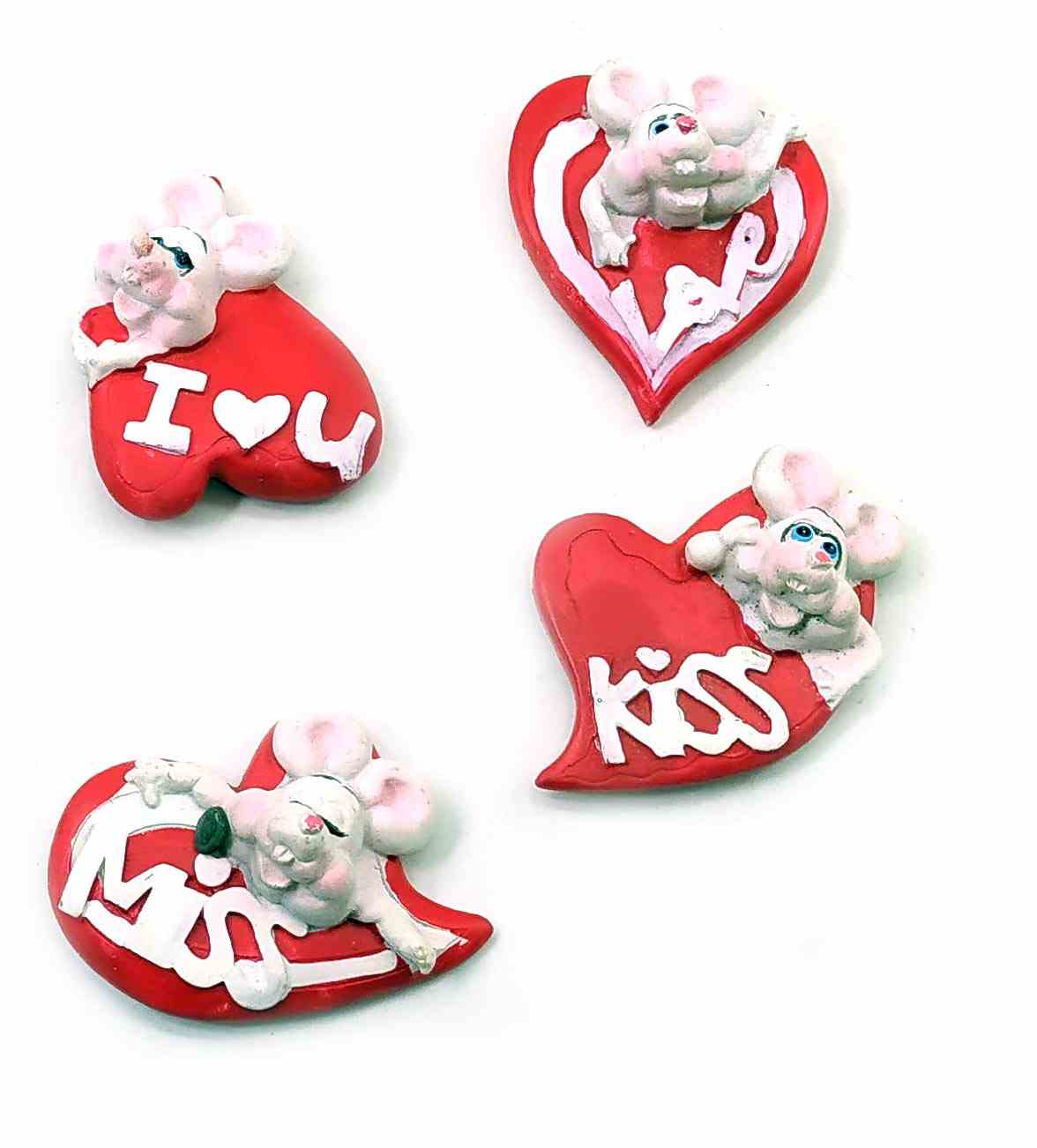 Магнит Мышка с сердцем (W8220) Магнит "Мышка с сердцем" (W8220) код 22217