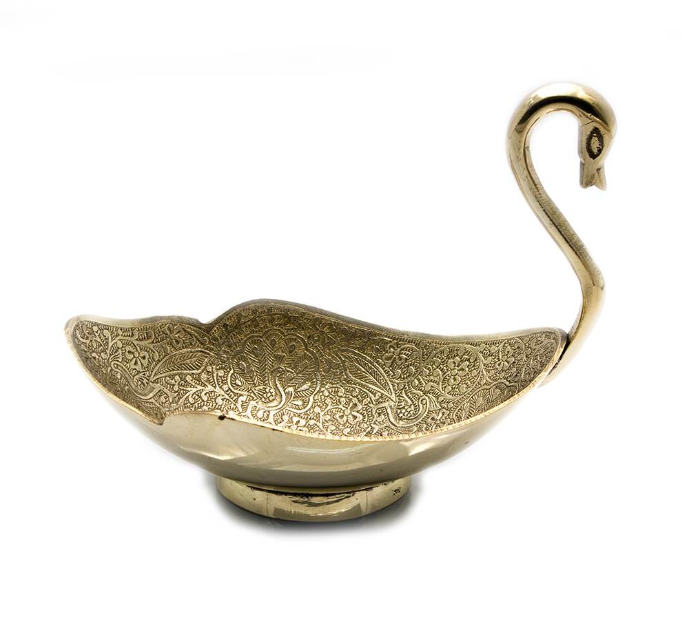 Менажница Лебедь бронза (17х14,5х10,3 см) Менажница "Лебедь" бронза (17х14,5х10,3 см)(Chuniya Polish) код 23553