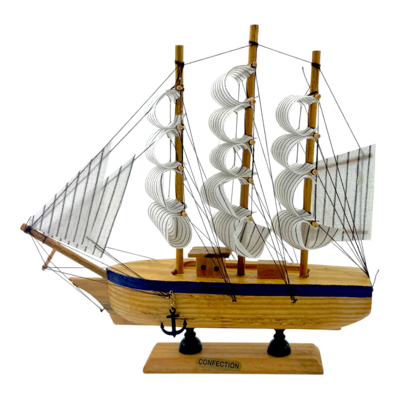 Модель парусника на подставке (24)(24,5х24х6 см)A Модель парусника на подставке (24)(24,5х24х6 см)A