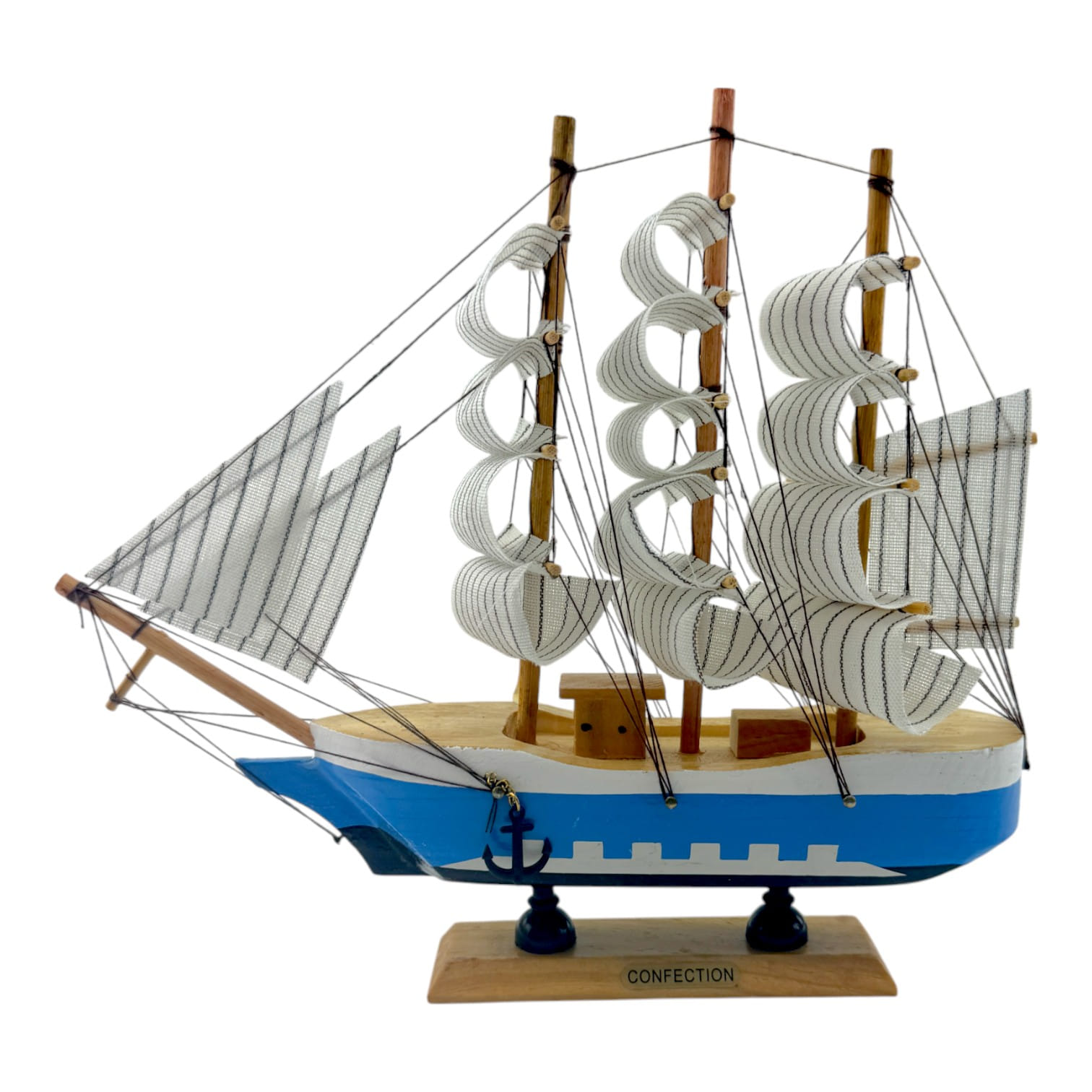 Модель парусника на подставке (24)(24,5х24х6 см) Модель парусника на подставке (24)(24,5х24х6 см)