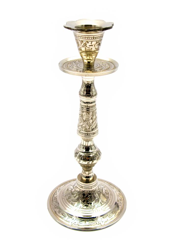 Подсвечник Серебро (19х8,5х8,5 см) Подсвечник Серебро (19х8,5х8,5 см)
