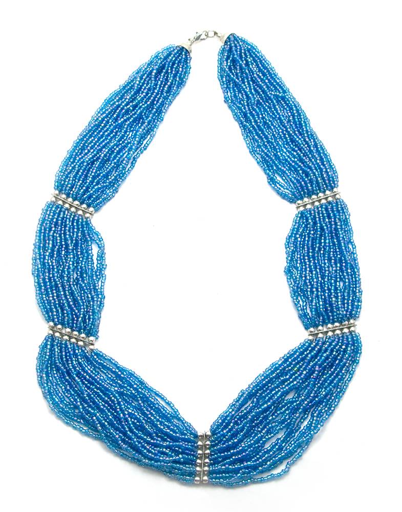 Ожерелье из бисера (62 см) Ожерелье из бисера код 25853