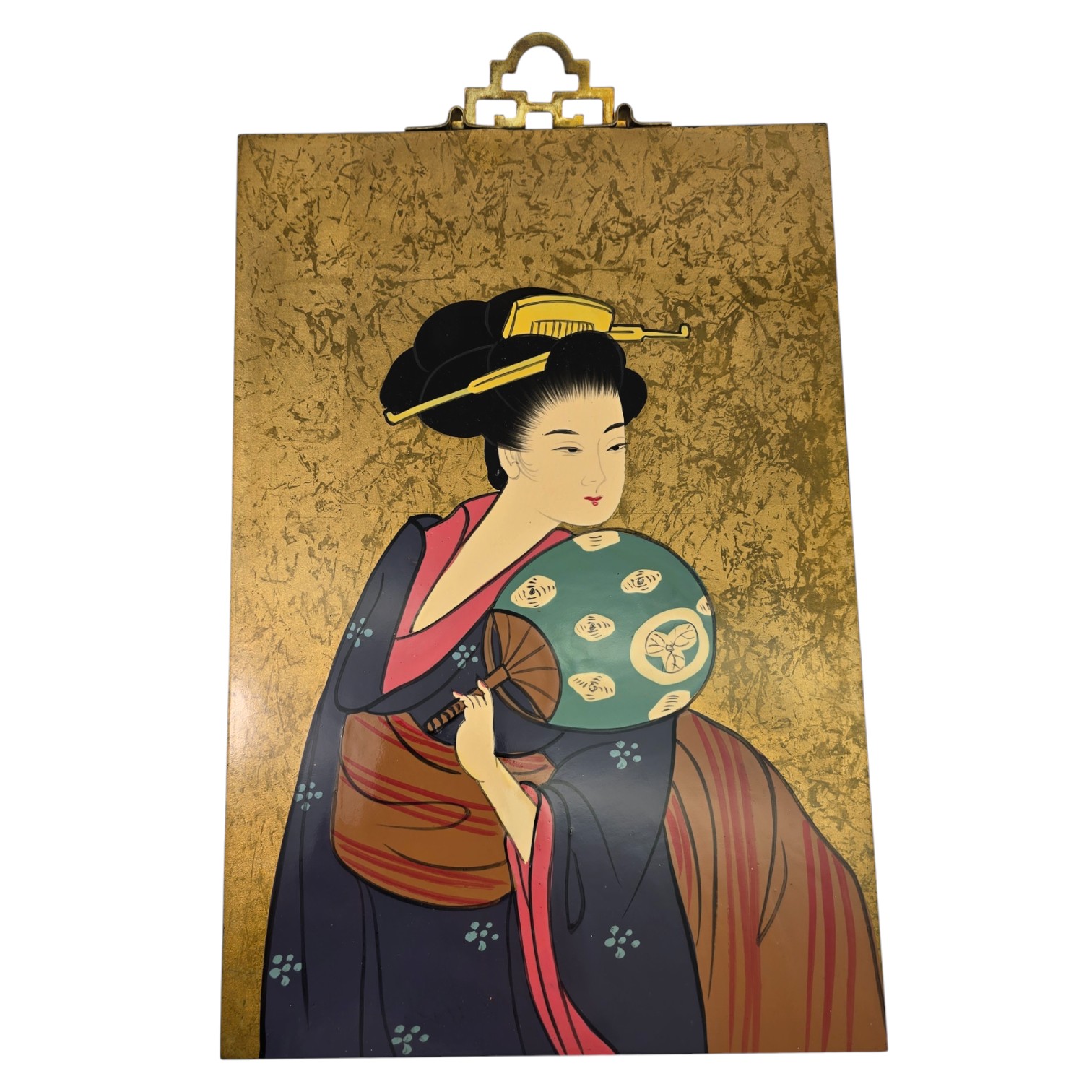 Картина Гейша с круглым веером (30 х 20 х 0,9 см) Картина Гейша с круглым веером (30 х 20 х 0,9 см)