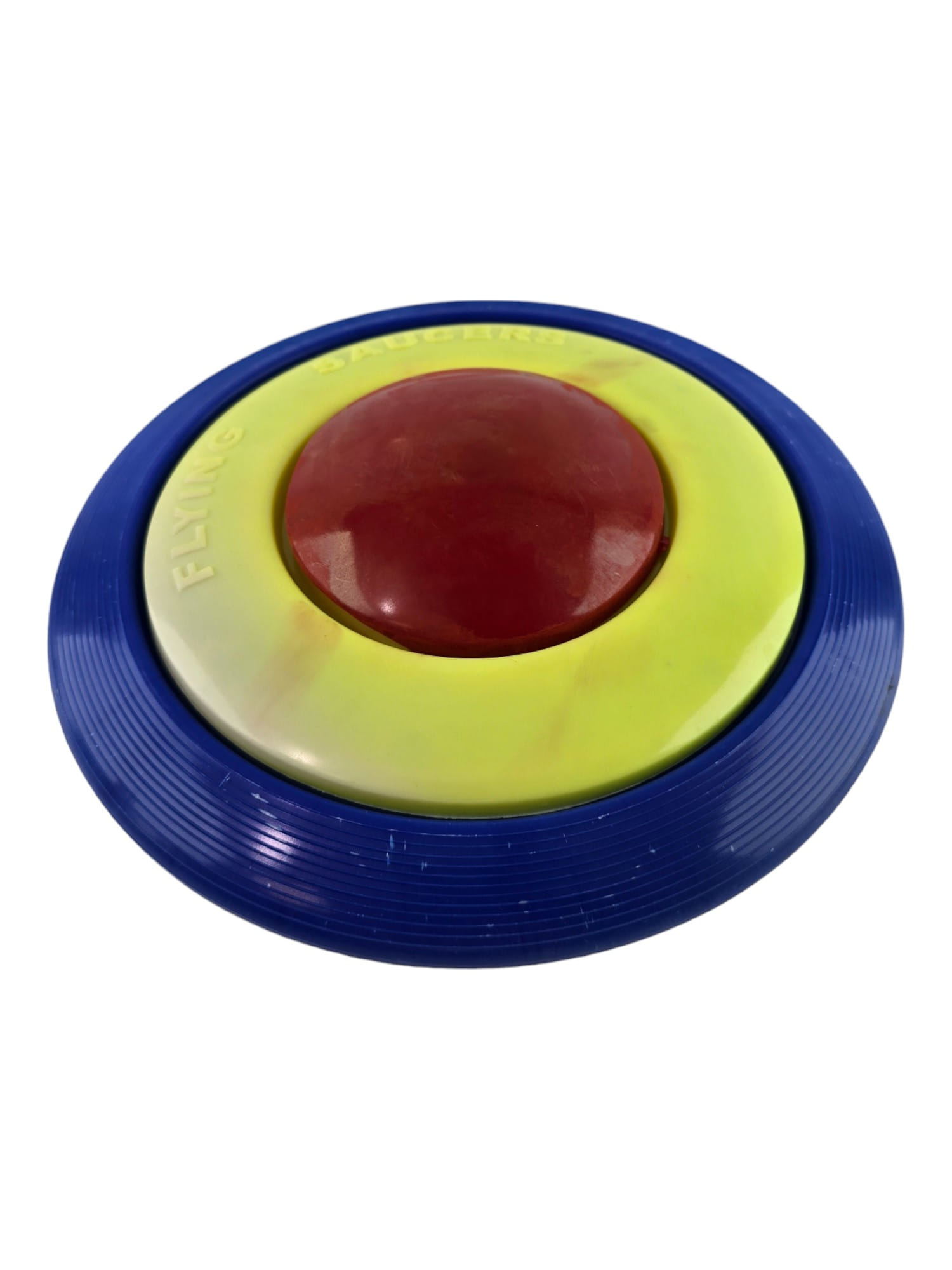 Фрисби красно-желто-синяя (летающая тарелка)(d-23 см) Фрисби красно-желто-синяя (летающая тарелка)(d-23 см)