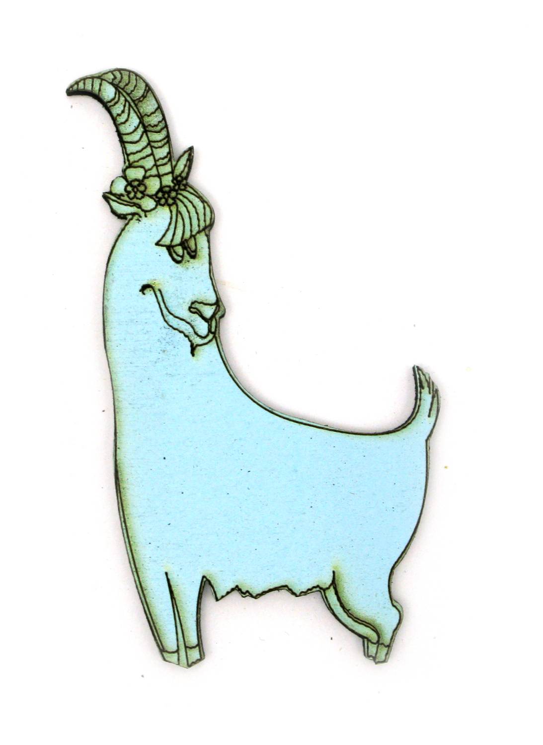 Магнит дерево Год синей деревянной козочки 2015 Магнит дерево "Год синей деревянной козочки 2015" код 28486