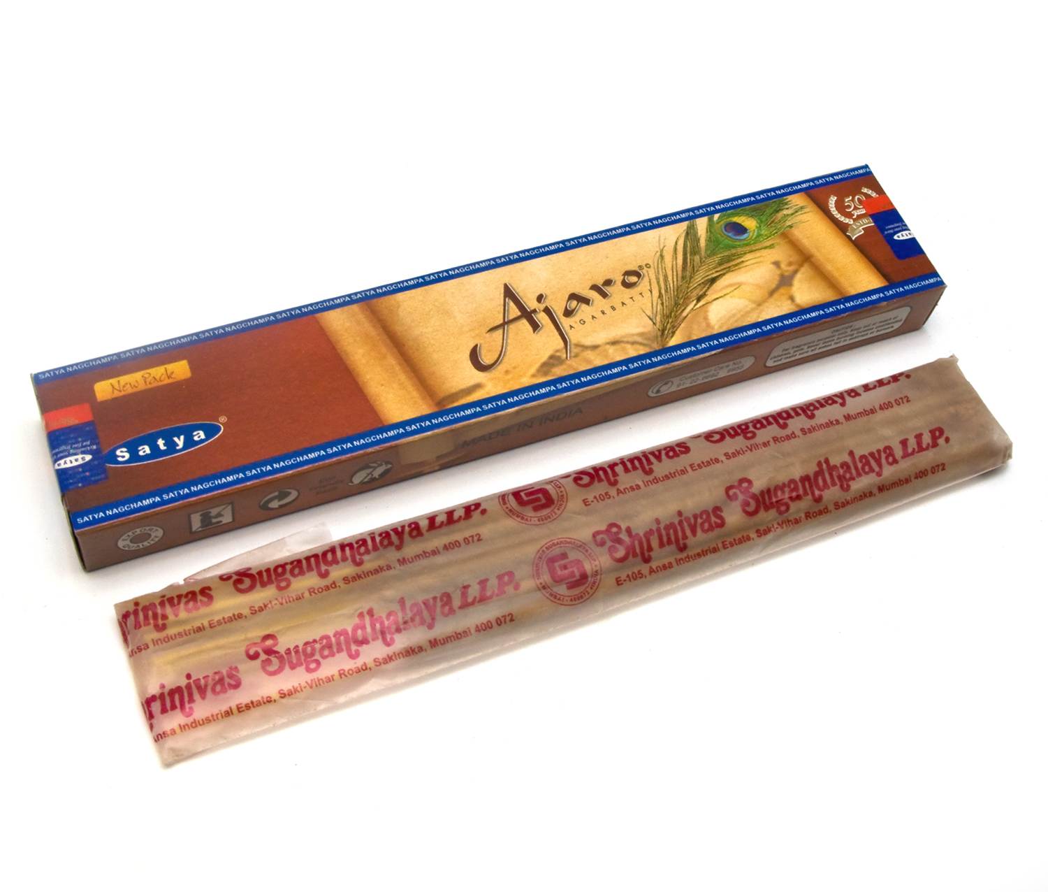 Ajaro (Вечная Молодость)(15 gm)(Satya) пыльцовое благовоние Ajaro (Вечная Молодость)(15 gm) (12 шт/уп)(Satya) пыльцовое благовоние