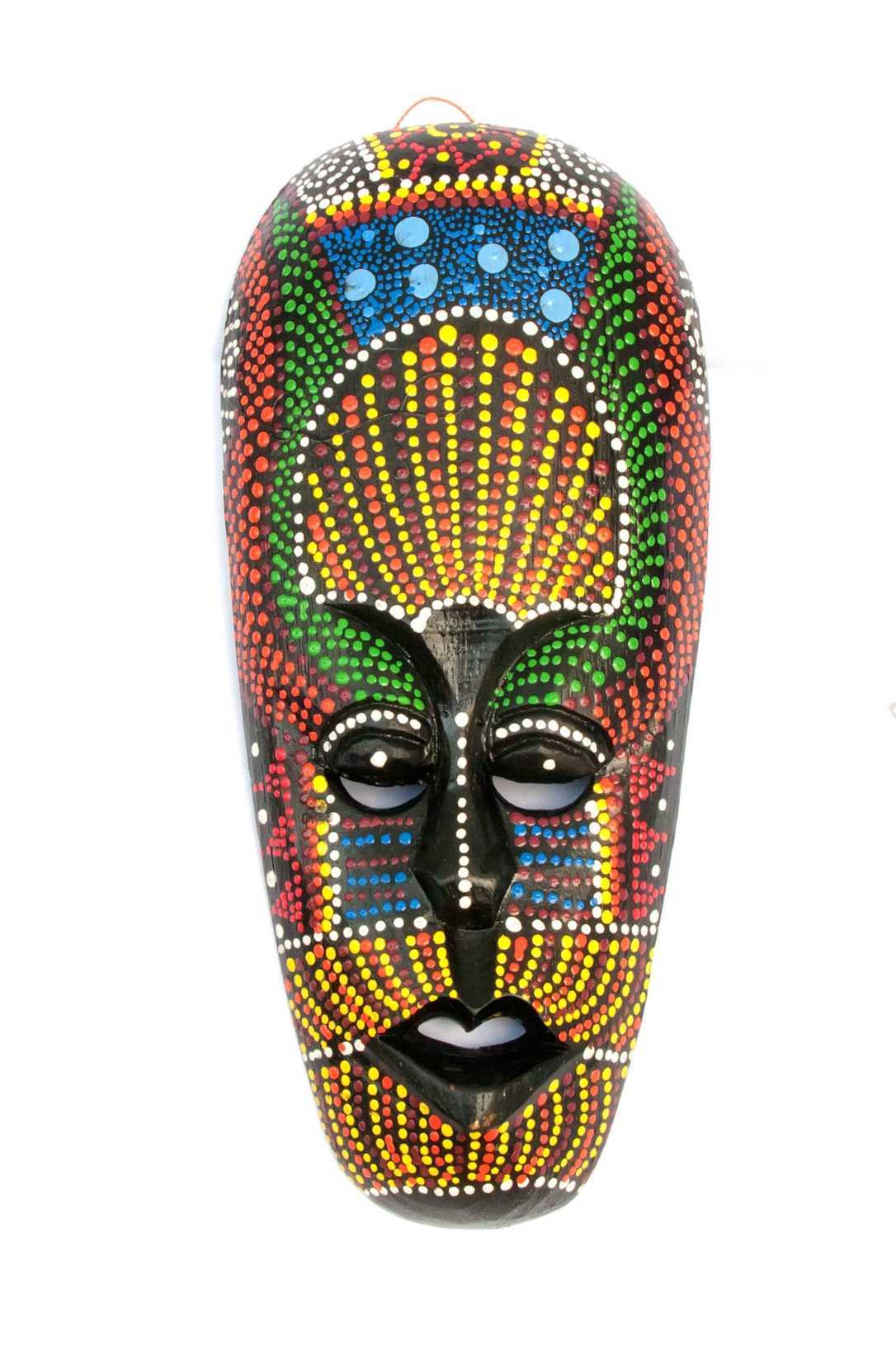 Маска расписная деревянная (24,5х11х2 см) Маска расписная деревянная (24,5х11х2 см)