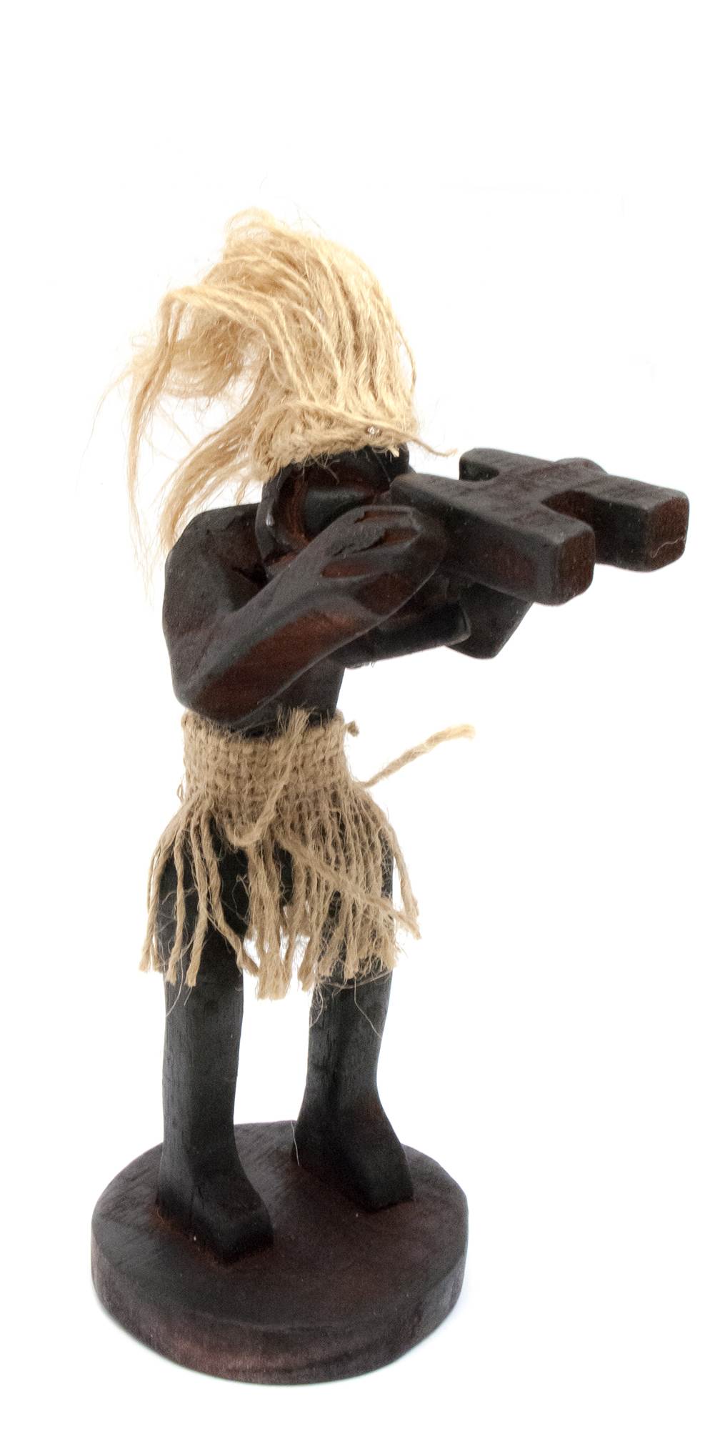 Папуас с биноклем дерево (17х9х6,5 см) Папуас с биноклем дерево (17х9х6,5 см)