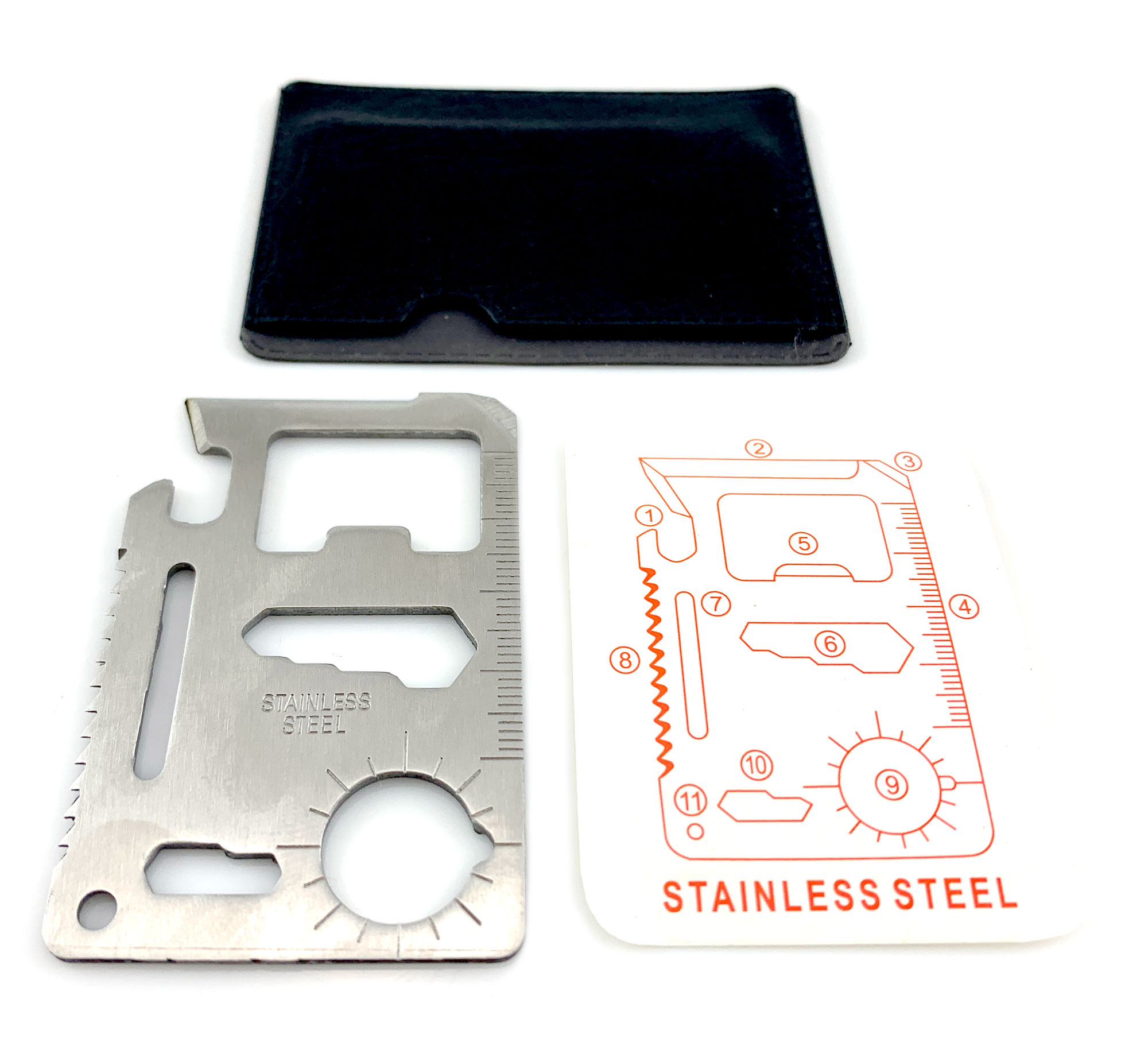 Мультитул Кредитка (11в1) (7х4,5х0,3 см) Мультитул 'Кредитка' (11в1) (7х4,5х0,3 см)