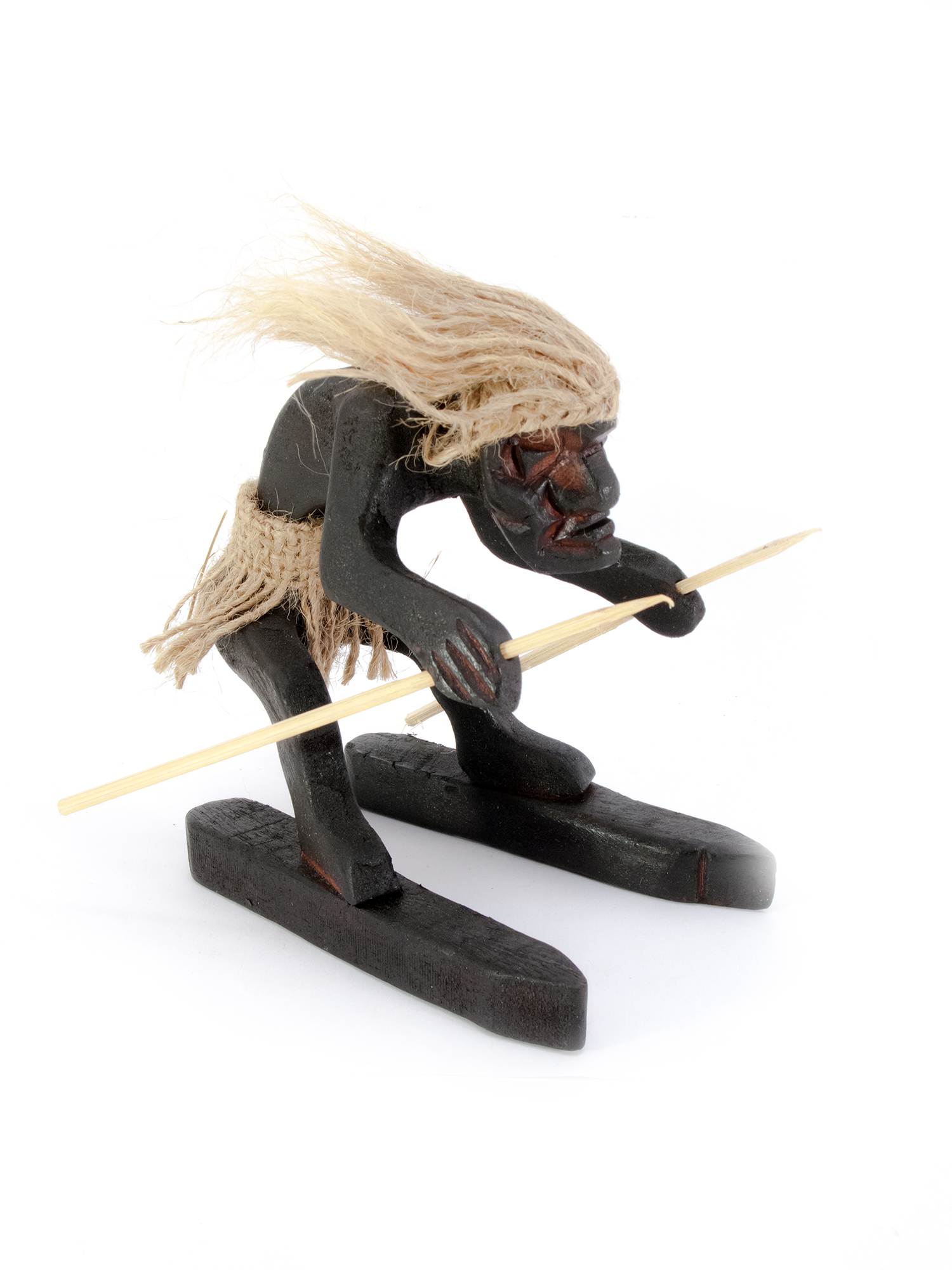 Папуас Лыжник дерево (14х12,5х8,5 см) Папуас 'Лыжник' дерево (14х12,5х8,5 см)