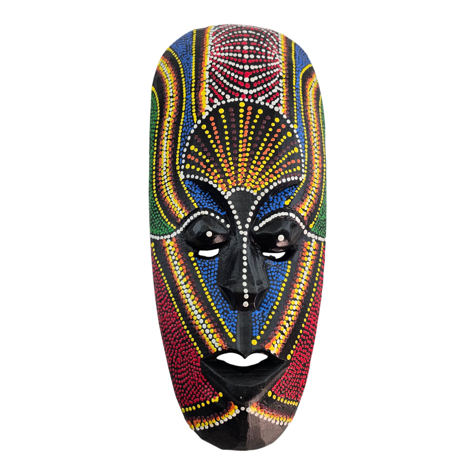 Маска расписная деревянная (30,5 х 13 х 3 см) Маска расписная деревянная (30,5 х 13 х 3 см)