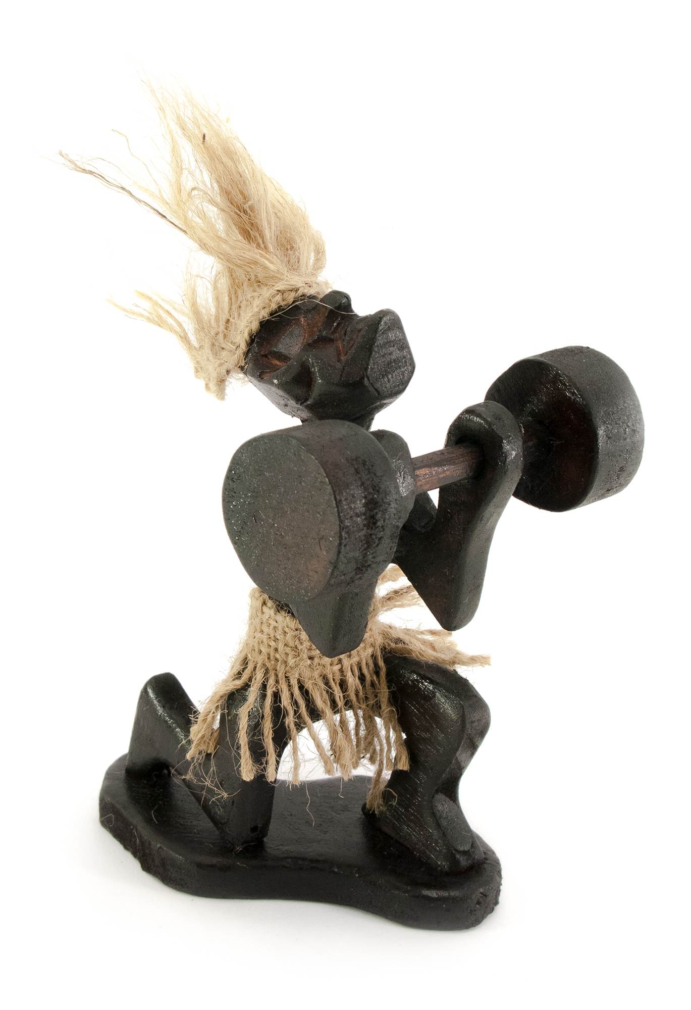 Папуас Штангист дерево (14,5х11х9,5 см) Папуас 'Штангист' дерево (14,5х11х9,5 см)