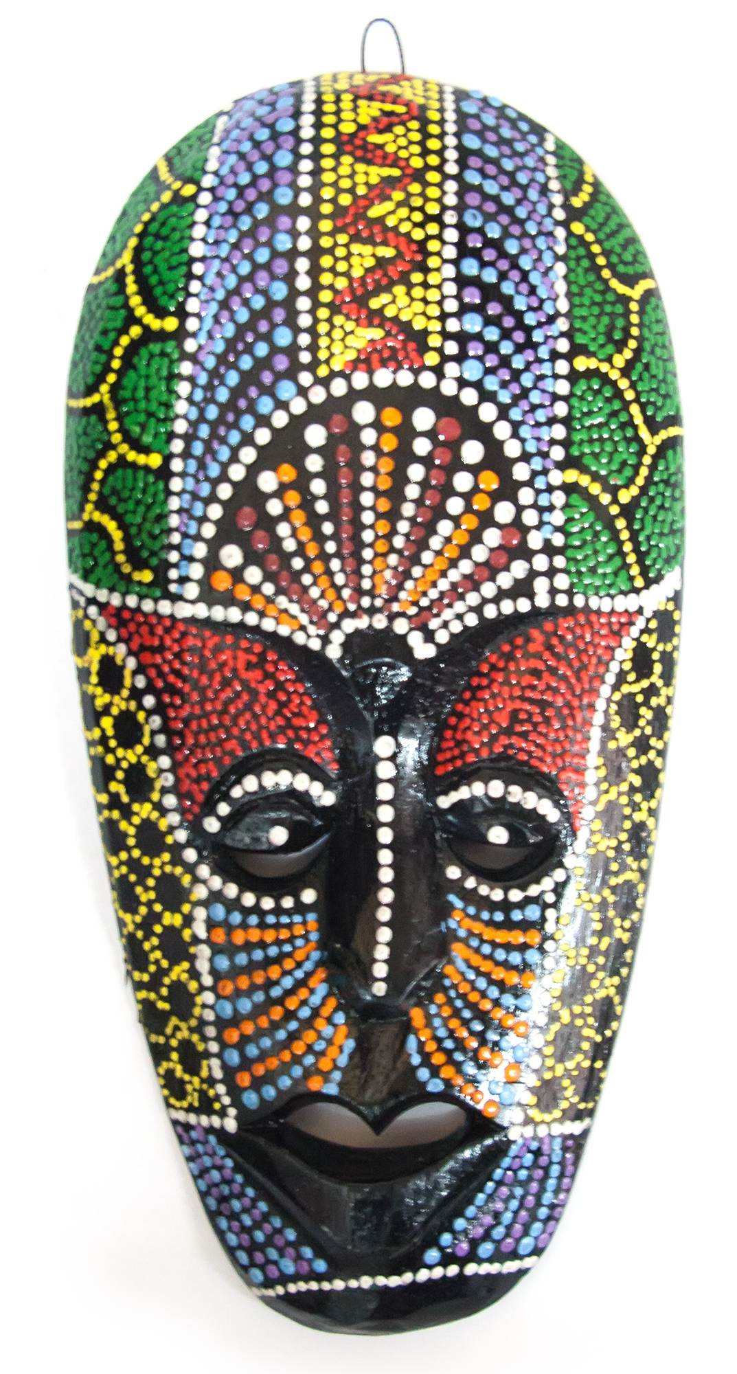 Маска расписная деревянная (20х10х2,5 см)A Маска расписная деревянная (20х10х2,5 см)A