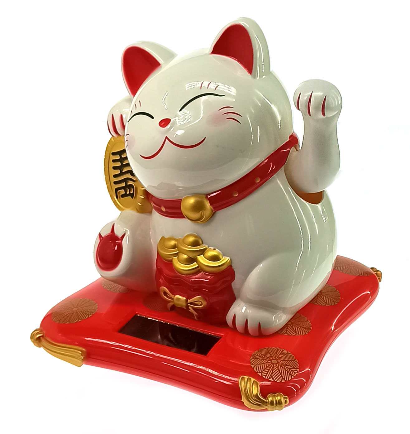 Кошка Манэки-нэко на солнечной батарее (17х16х14 см) Кошка Манэки-нэко на солнечной батарее (17х16х14 см)