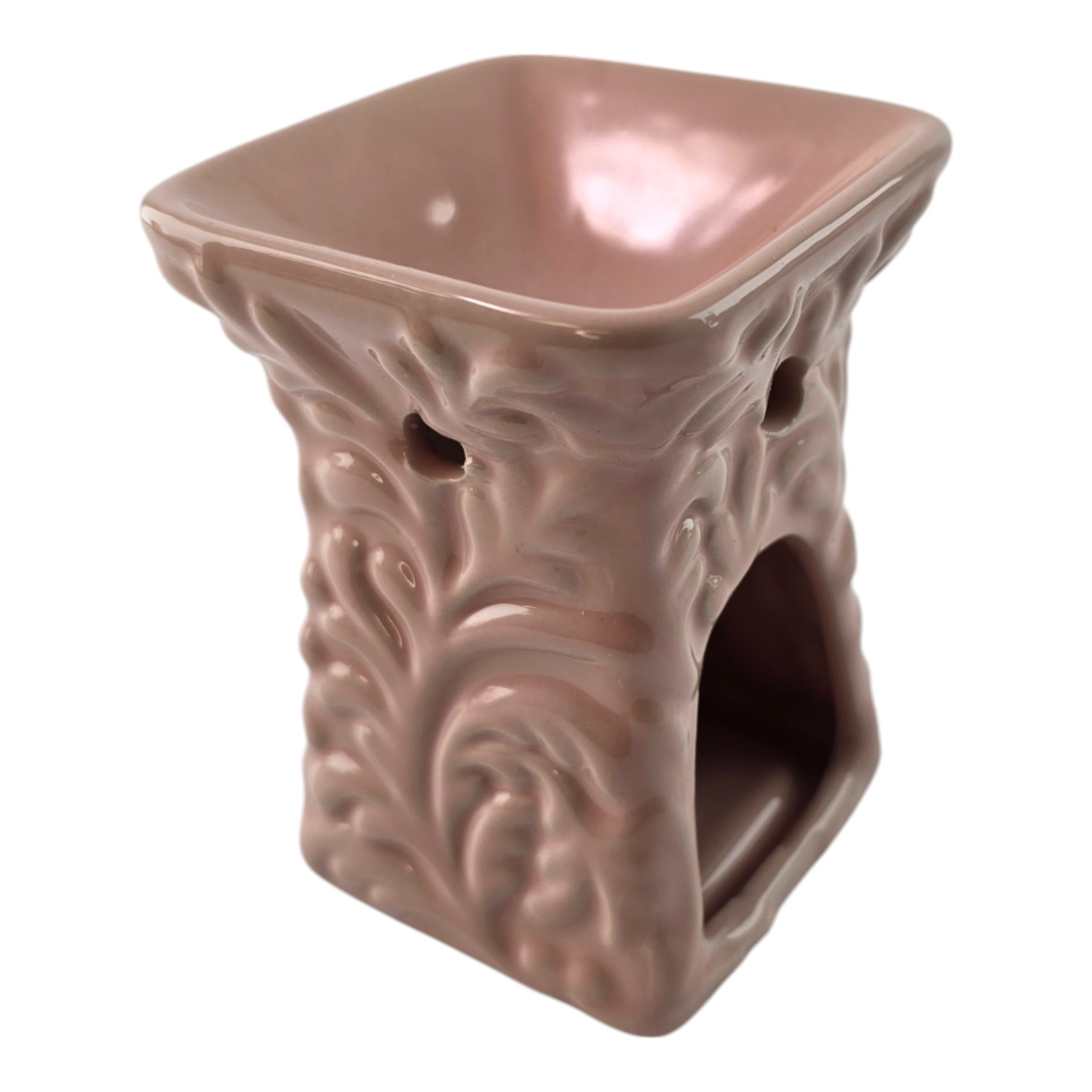 Аромалампа керамическая бежевая глянцевая (10х7,4х7,4 см) Аромалампа керамическая бежевая глянцевая (10х7,4х7,4 см)