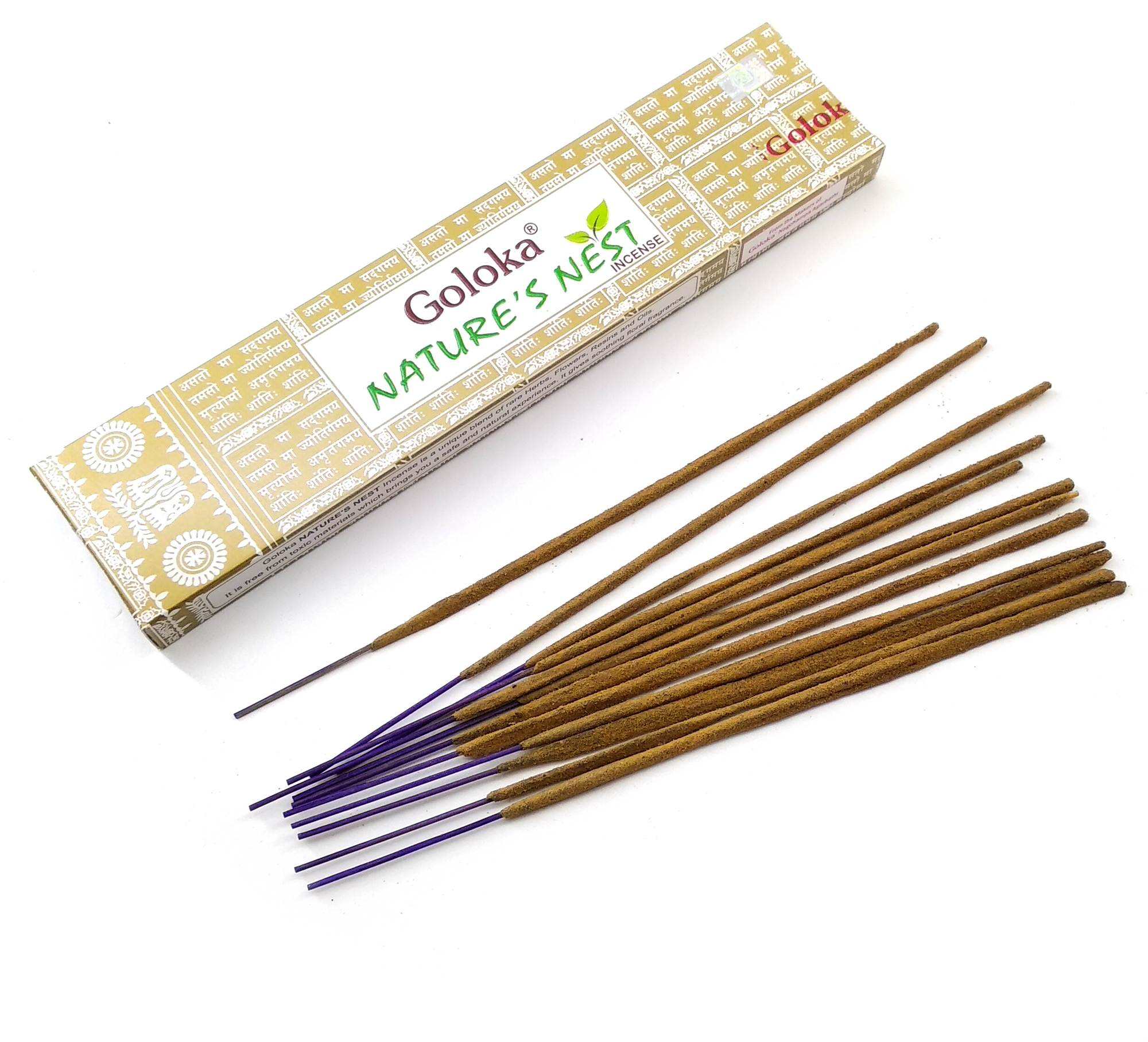 Natures Nest (Первозданная природа)(15 gms) (Goloka) масала благовоние Natures Nest (Первозданная природа)(15 gms) (Goloka) масала благовоние