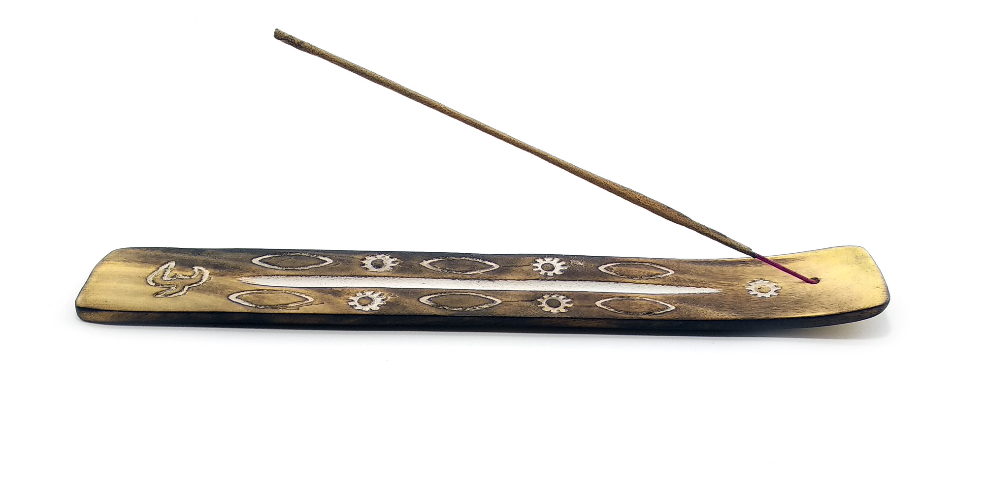 Подставка под благовония лыжа ОМ манговое дерево (26х3,5х0,5 см) Подставка под благовония лыжа ОМ манговое дерево (26х3,5х0,5 см)