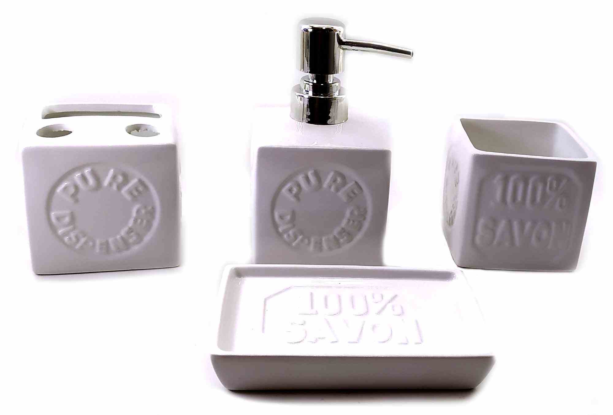 Набор для ванной керамический (23х18х8 см) Набор для ванной керамический (23х18х8 см)