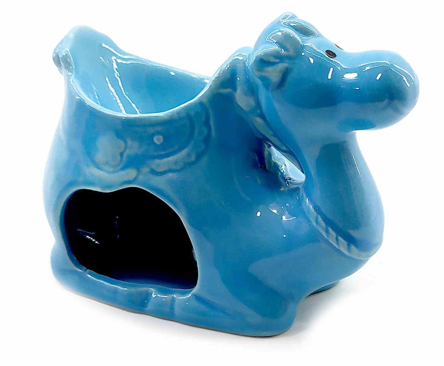 Аромалампа керамическая Верблюд синий (9х10х6 см) Аромалампа керамическая Верблюд синий (9х10х6 см)