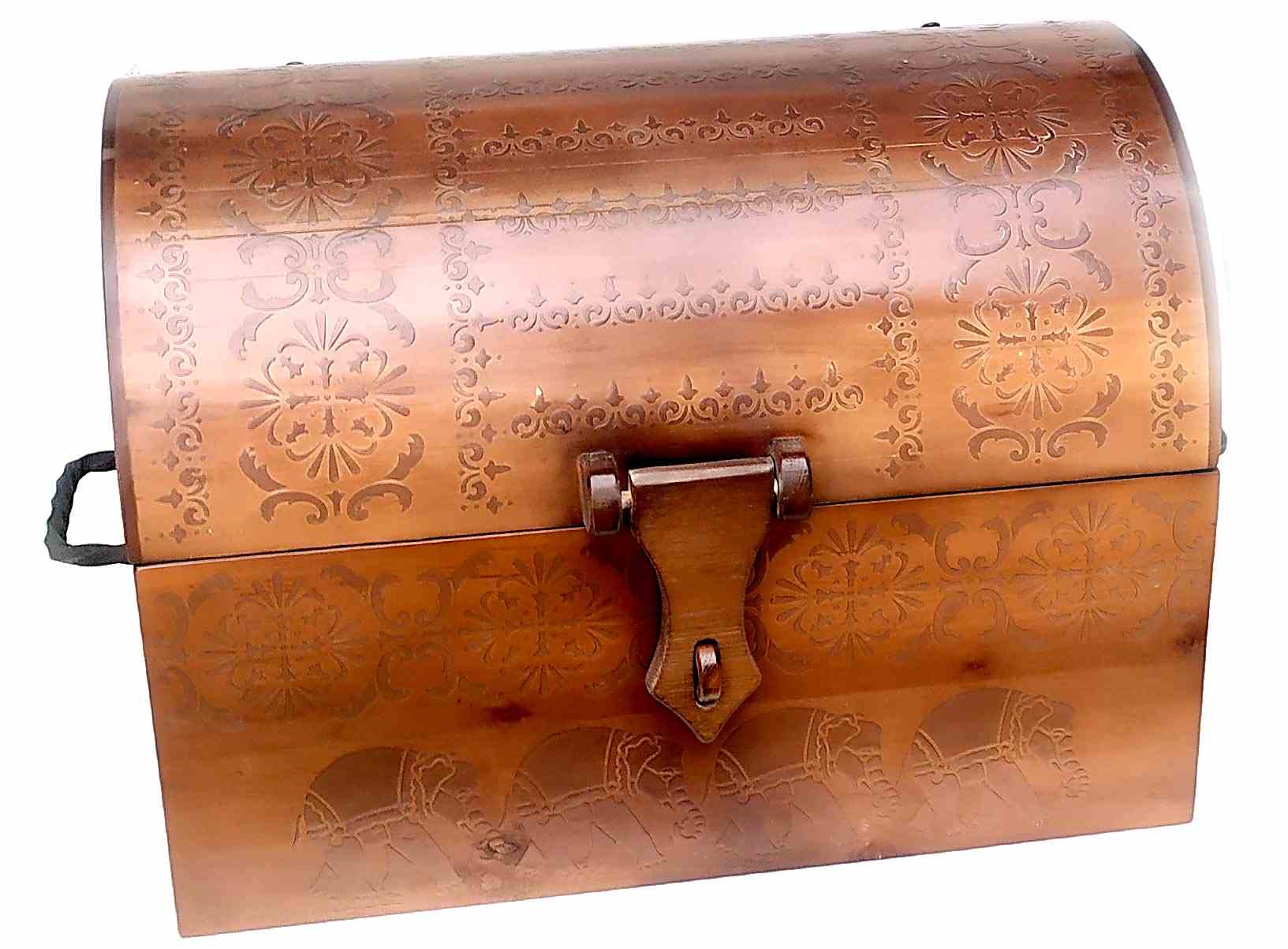 Сундук из массива дерева Слоны коричневый (60х40х45 см)A Сундук из массива дерева Слоны коричневый (60х40х45 см)A