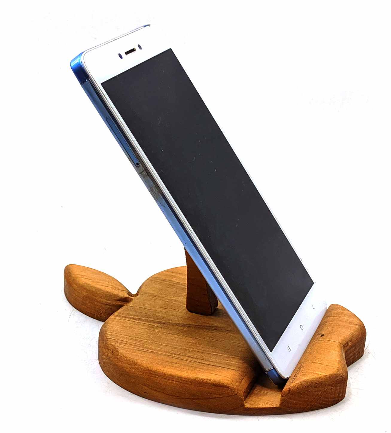 Подставка для телефона Яблоко деревянная (15х11х1,5 см) массив дерева Подставка для телефона Яблоко деревянная (15х11х1,5 см) массив дерева