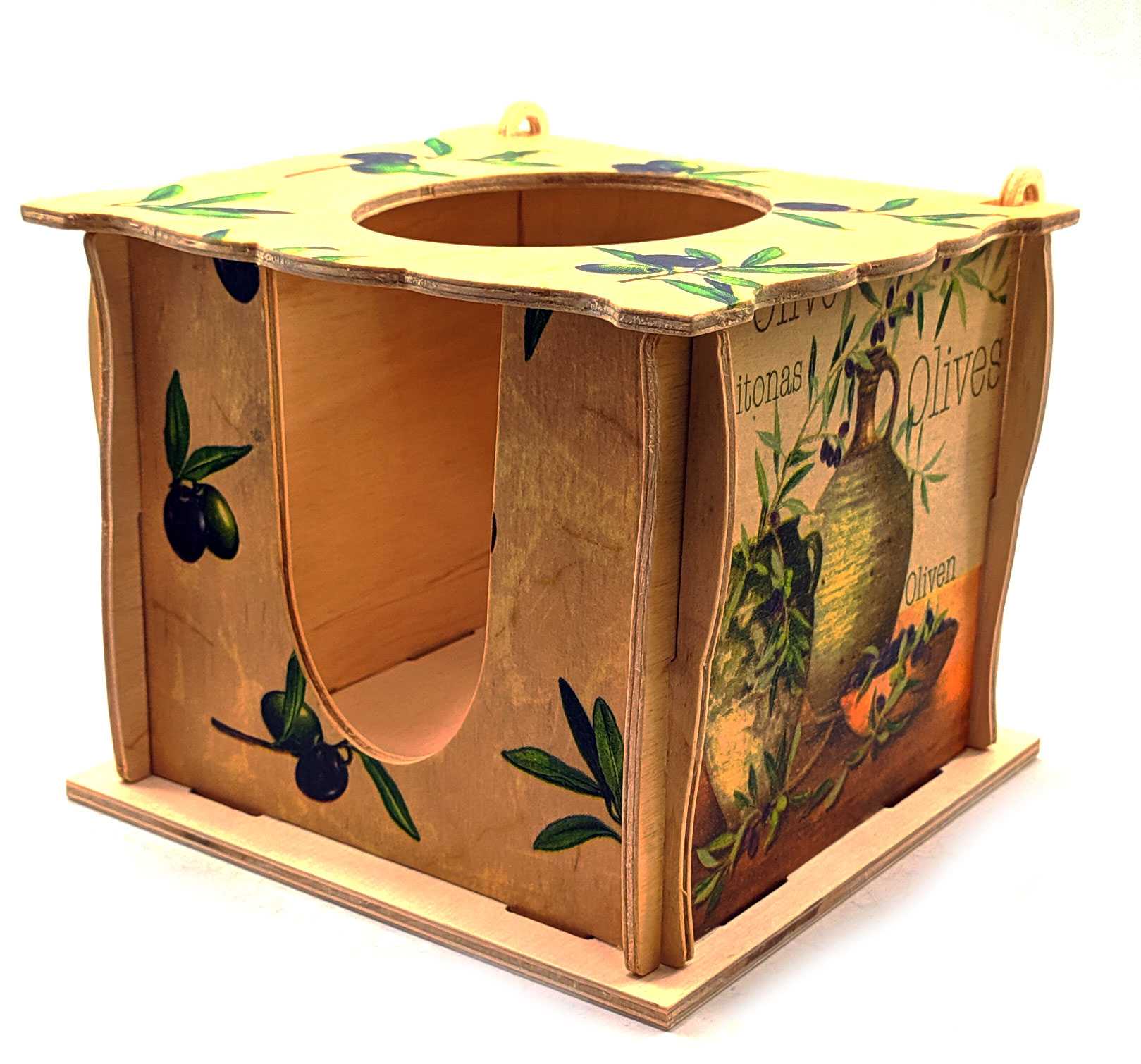 Салфетница Оливки (16х15х13см.) Салфетница Оливки (16х15х13см.)