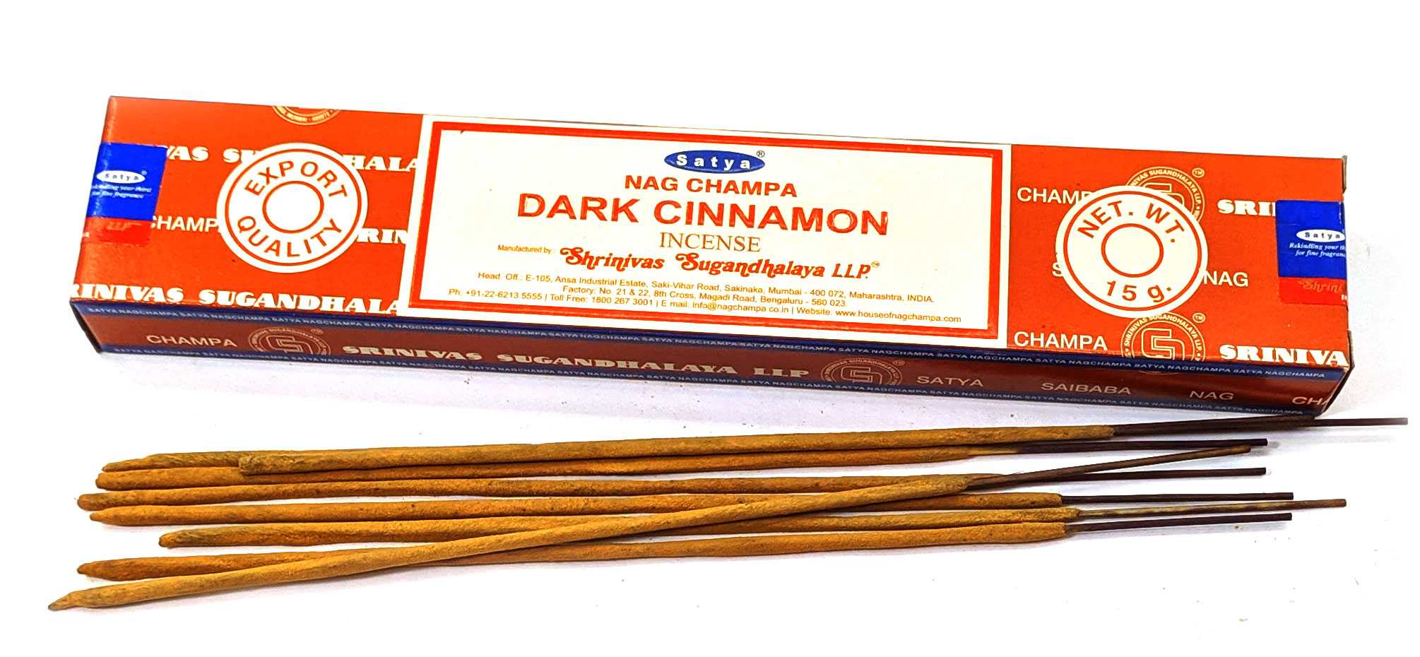 Dark Cinnamon (Темная Корица)(15 гр.)(Satya) масала благовоние Dark Cinnamon (Темная Корица)(15 гр.)(Satya) масала благовоние