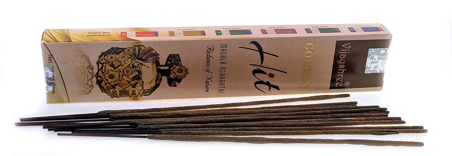 Golden Hit (Золотой Хит)(Vijayshree)(15 гр.) масала благовоние Golden Hit (Золотой Хит)(Vijayshree)(15 гр.) масала благовоние