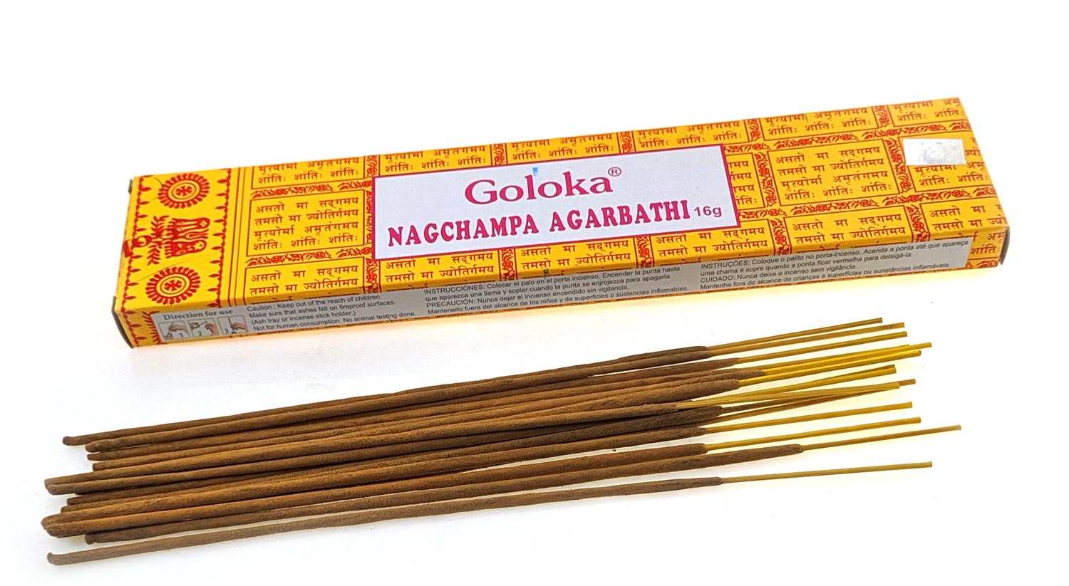 Nagchampa (цветок чампа)(15 gms) (Goloka) пыльцовое благовоние Nagchampa (цветок чампа)(15 gms) (Goloka) пыльцовое благовоние