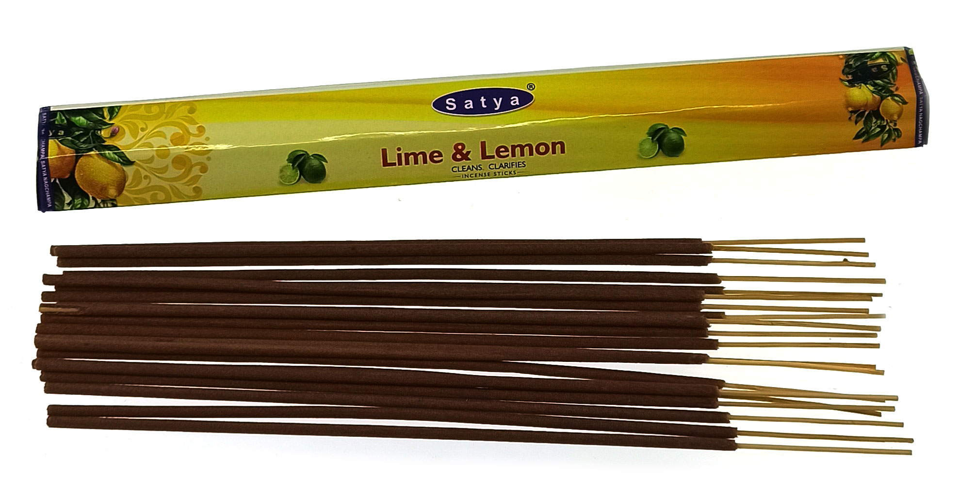 Lime & Lemon (Лайм и Лимон)(Satya) пыльцовые благовония шестигранник Lime & Lemon (Лайм и Лимон)(Satya) пыльцовые благовония шестигранник