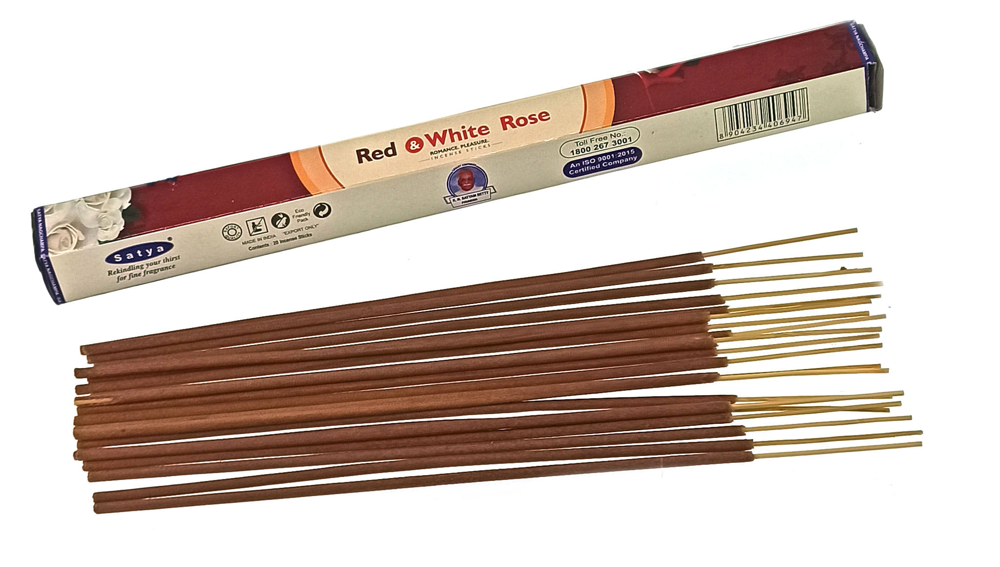 Red & White Rose(Красная и белая роза)(Satya) пыльцовые благовония шестигранник Red & White Rose(Красная и белая роза)(Satya) пыльцовые благовония шестигранник