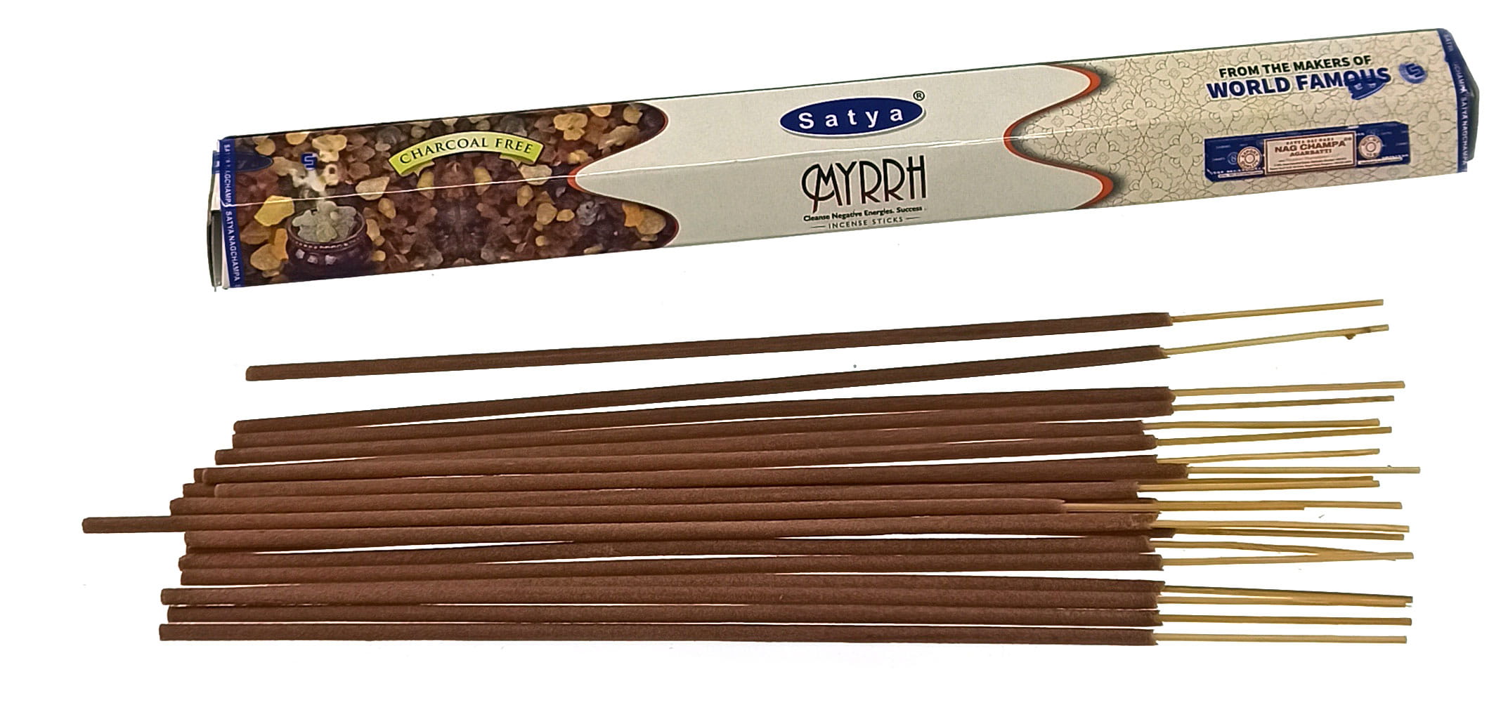 Myrrh (Мирра) (Satya) пыльцовые благовония шестигранник Myrrh (Мирра) (Satya) пыльцовые благовония шестигранник