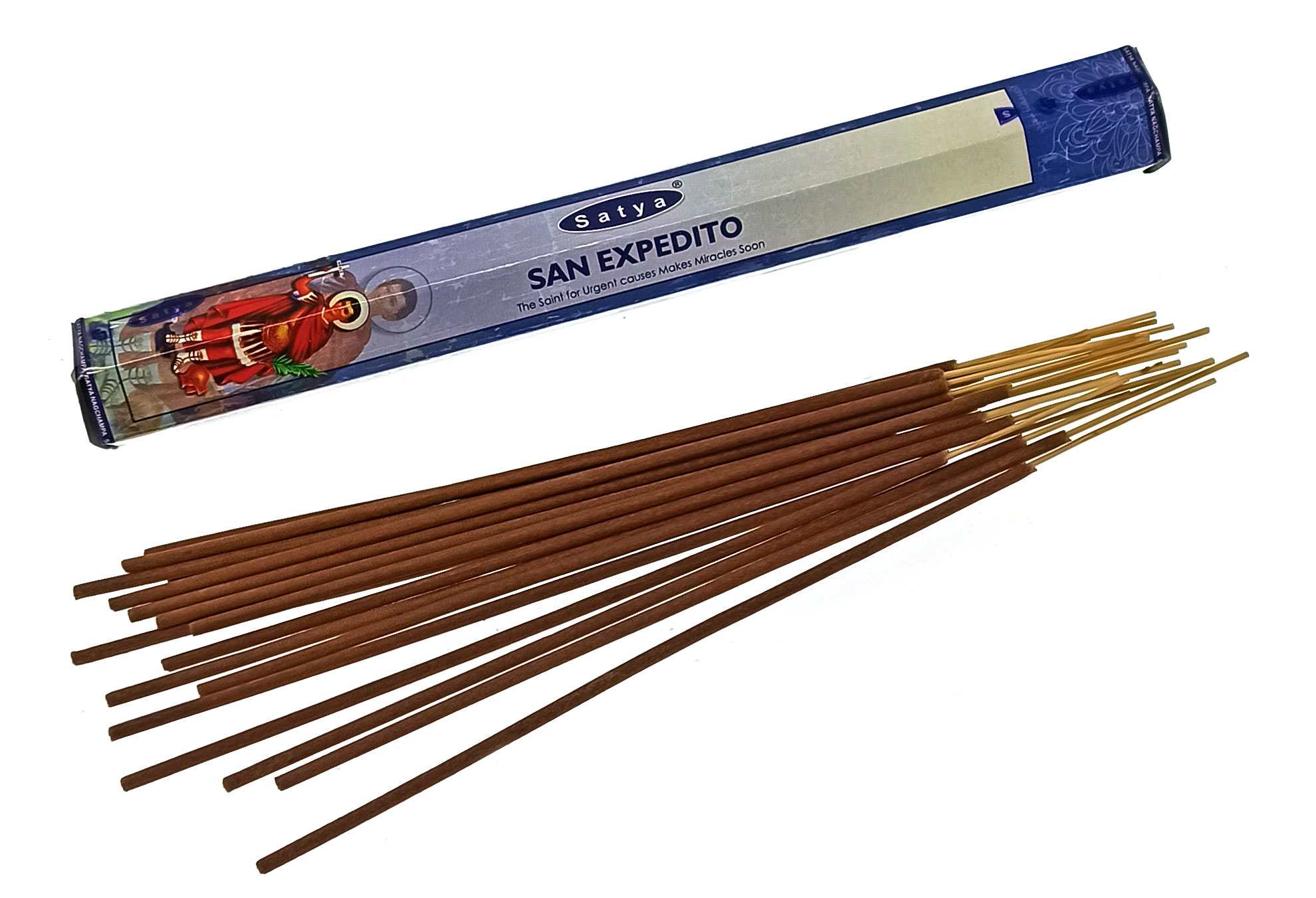 San Expedito (Святой Экспедит)(Satya) пыльцовые благовония шестигранник San Expedito (Святой Экспедит)(Satya) пыльцовые благовония шестигранник