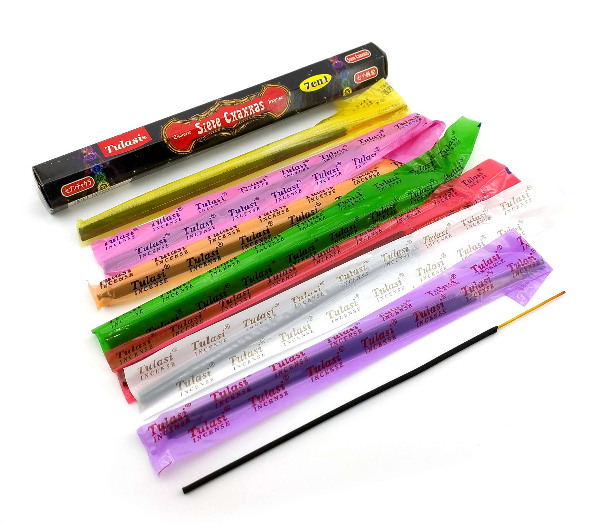 Seven Chakras Esoteric Incense Sticks (7 Чакр)(Tulasi) шестигранник Seven Chakras Esoteric Incense Sticks (7 Чакр)(Tulasi) шестигранник