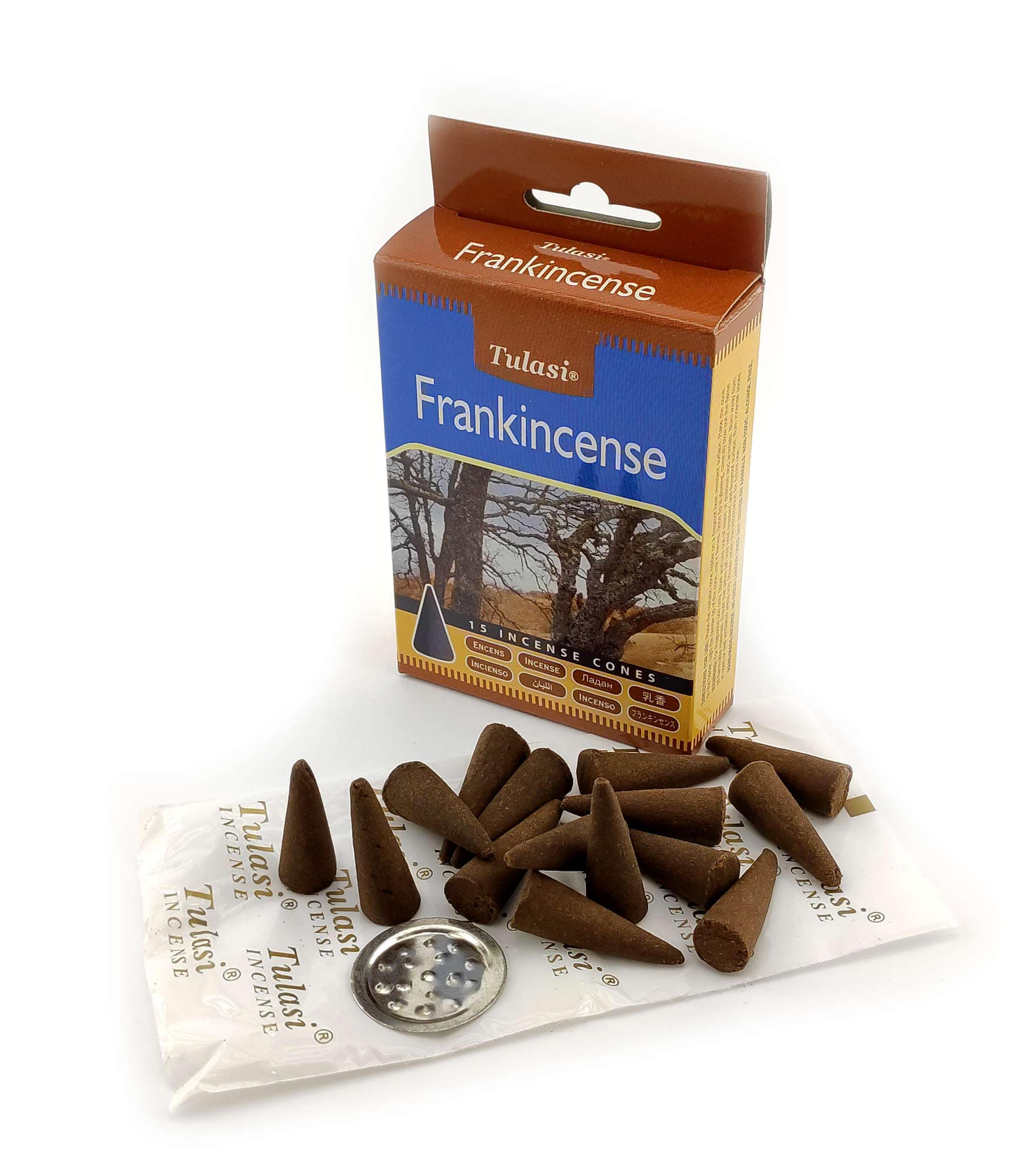 Frankincense Premium Incense Cones (Ладан)(Tulasi) Конусы Frankincense Premium Incense Cones (Ладан)(Tulasi) Конусы
